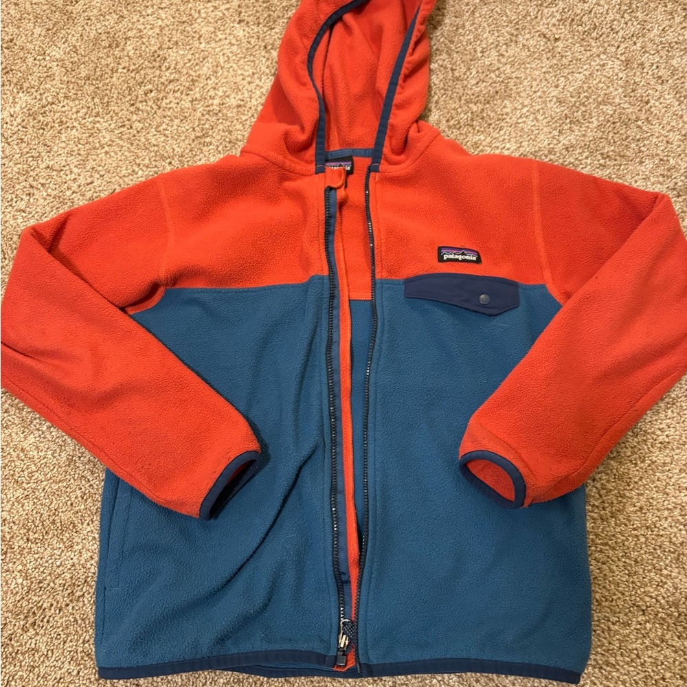 Patagonia Kids' Two-Tone Fleece Hoodie